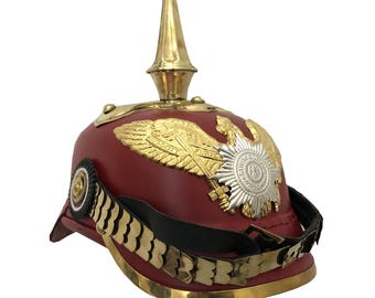 ドイツ プロイセン ピッケルハウベ ヘルメット、大人用帝国将校用