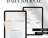 Digital Daily Journal, Self Care Planner (Goodnotes, Notability)