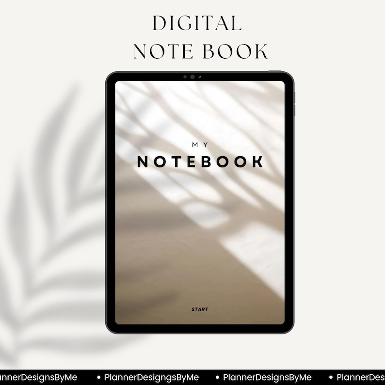 Digital notebook, iPad notebook, Digital planning, PDF Template, Goodnotes template, Hyperlinked planner, Editable planners, E-ink planner, All in one planner, Journal PDF, Aesthetic planner, Interactive PDF