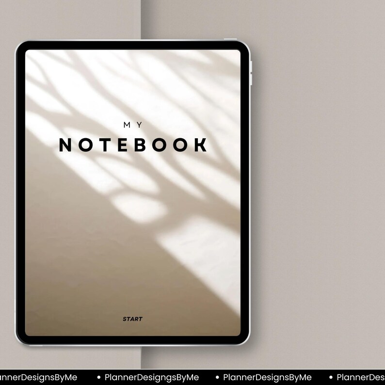 Digital notebook, iPad notebook, Digital planning, PDF Template, Goodnotes template, Hyperlinked planner, Editable planners, E-ink planner, All in one planner, Journal PDF, Aesthetic planner, Interactive PDF