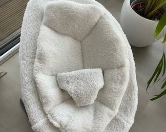 Se adapta a la funda de osito de peluche Nuna Leaf, la funda y la almohada.