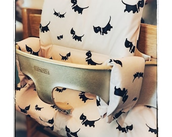 A juego con el juego de cojines Tripptrapp con el alegre estampado Takkie, relleno maravillosamente espeso, también en tejido lavable (repelente de suciedad)