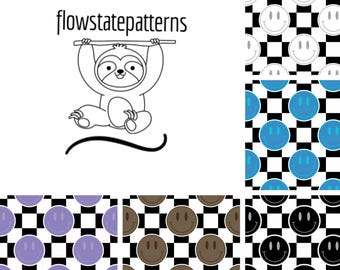 Let’s Roll Sushi Jiu Jitsu Belts Seamless Pattern, Brazilian Jiu Jitsu rashguard print,