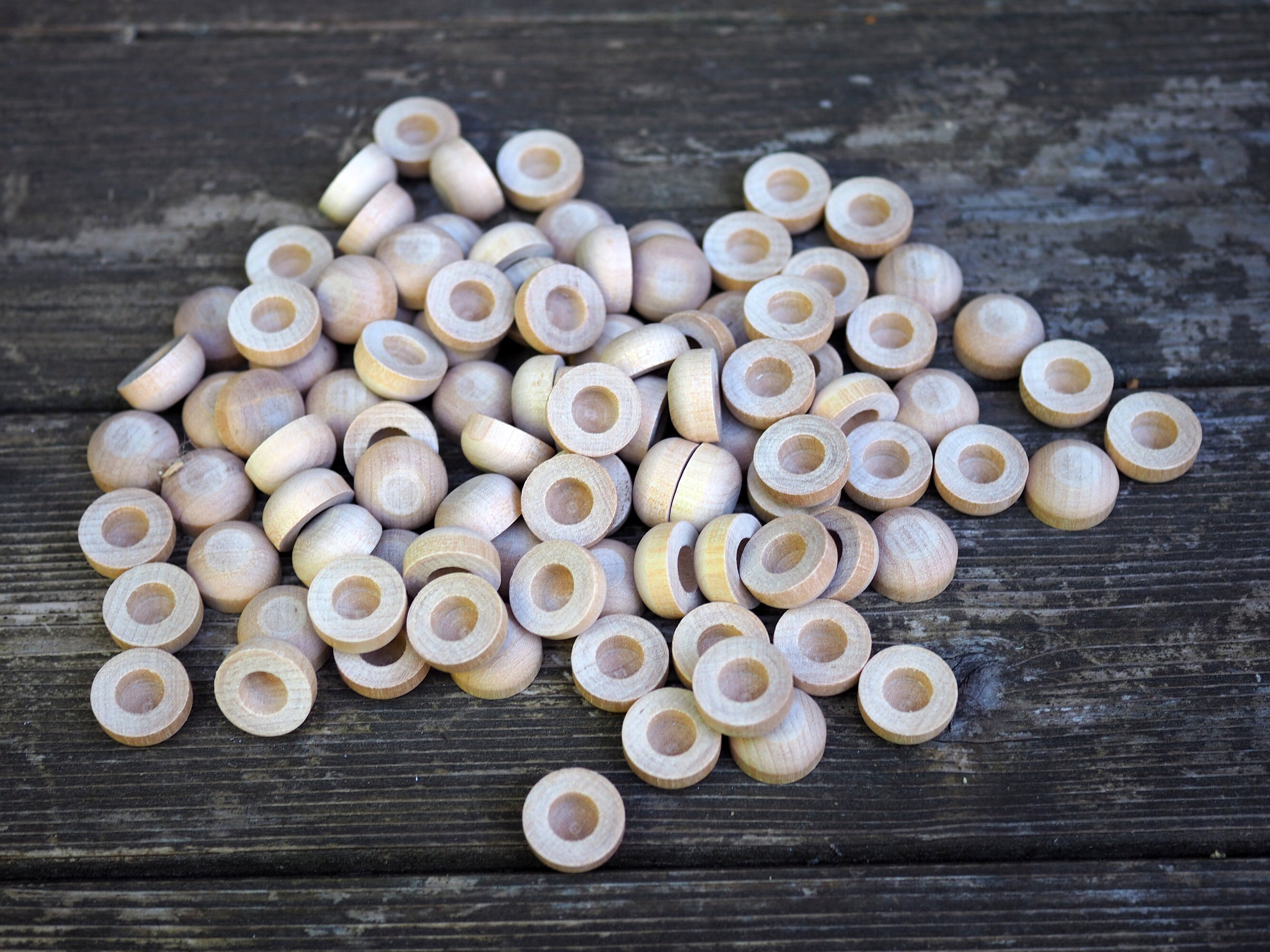 Unfinished Wood Dowel Caps Axle Caps 1/4 Etsy