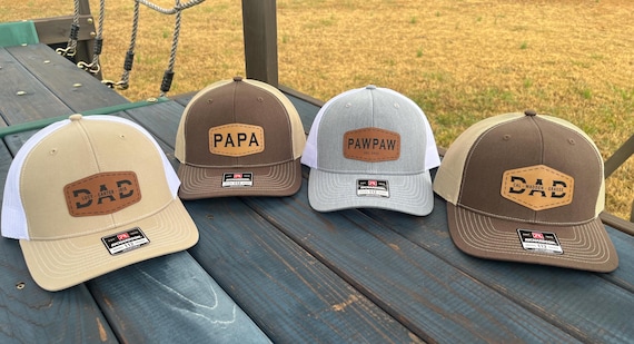 Dad Hat with Names, Personalized Name Hat, Father's Day Gift, Grandpa Hat, Uncle Gift, Dad Birthday Gift, Papa Hat, Gift for Him