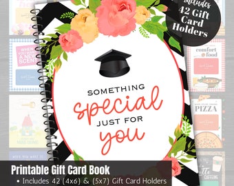 Graduation Gift Card Book, College Care Package, High School Graduation Gift, Printable Gift Card Book, College Gift, College Survival Kit