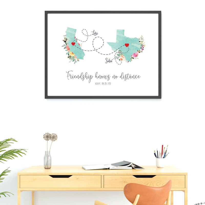 Distance Sign - Etsy