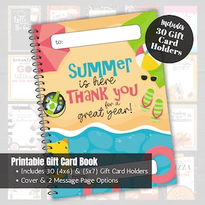 Carnet de remerciements pour enseignant, livre de remerciements pour enseignant, porte-cartes pour enseignant, lot de cartes de remerciement pour cadeau de fin d'année pour enseignant