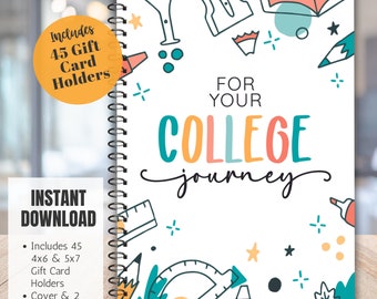 College Gift Card Book Graduation Gift Card Book College Care Package for Freshman Graduation Gift Card Book College Survival Kit Graduation