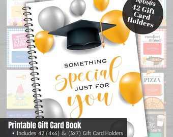 Graduation Gift Card Book, College Care Package, High School Graduation Gift, Printable Gift Card Book, College Gift, College Survival Kit