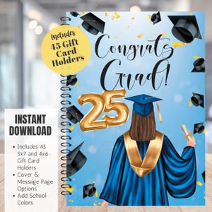 College Gift Card Book Editable College Care Package High School Graduation Gift Printable Gift Card Book College Student Gift from Parents