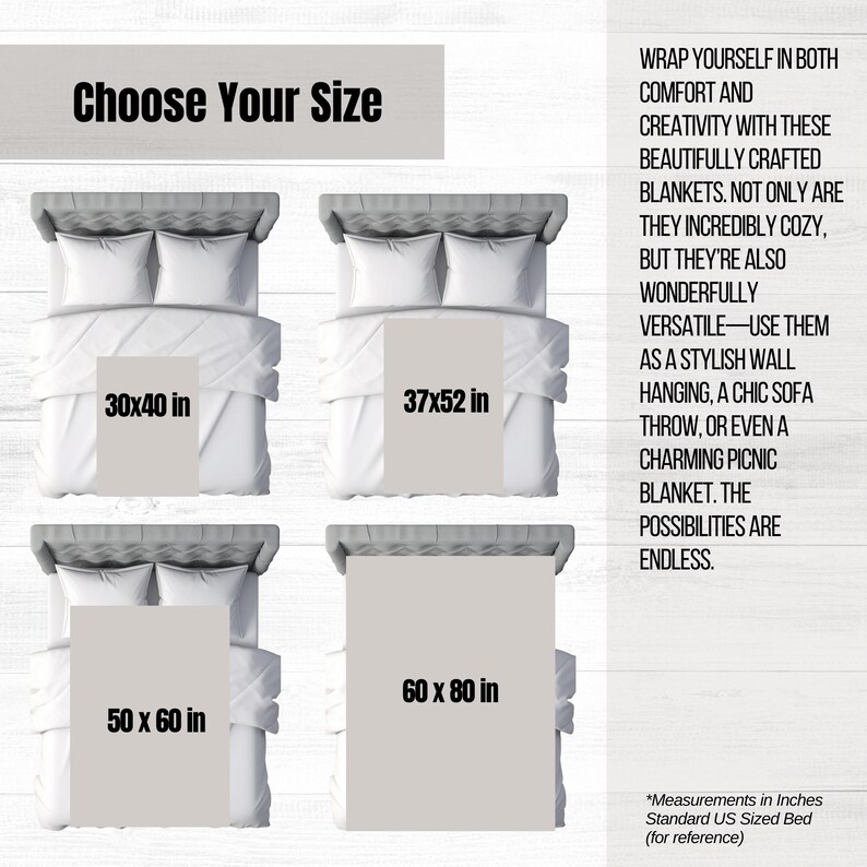 Personalized Gift for Mom Custom Floral Throw Blanket Woven Name