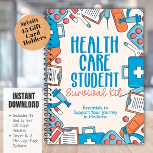 Med School Geschenk für die Med School Abschluss Geschenk für Med School Survival Kit Med School Pflegepaket Med School Abschluss Geschenkkarte Buch