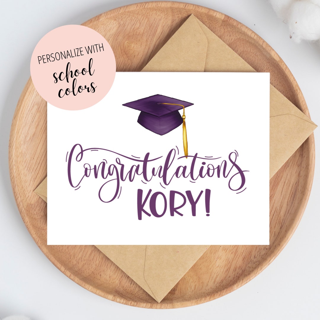Funny Graduation Card, Class of 2026, Personalized Graduation Card ...