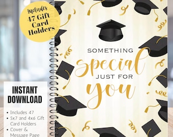 College Gift Card Book Graduation Gift Card Book for College Care Package High School Grad Gift Graduation College Survival Kit Printable