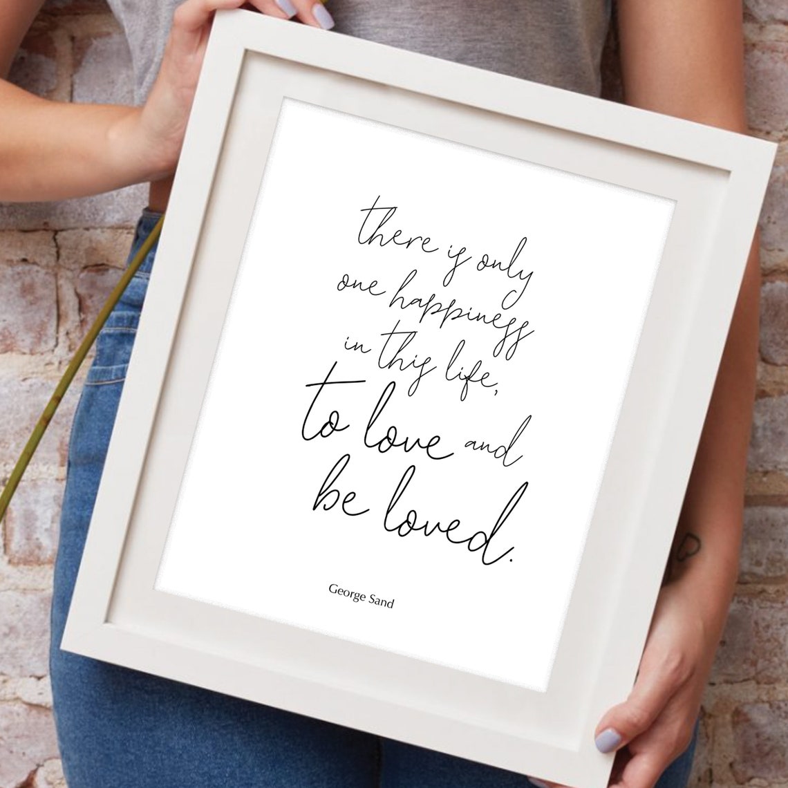 Custom Quote Print Framed or Unframed Custom Calligraphy Etsy