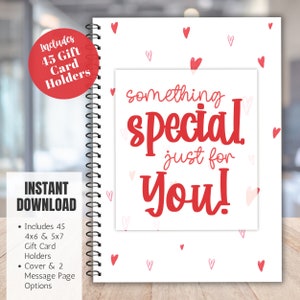 Afdrukbaar cadeaubonboek, cadeau voor student, zoon, dochter, cadeau voor tiener, meisje, cadeaukaarthouder, vaderdagcadeaukaartboek