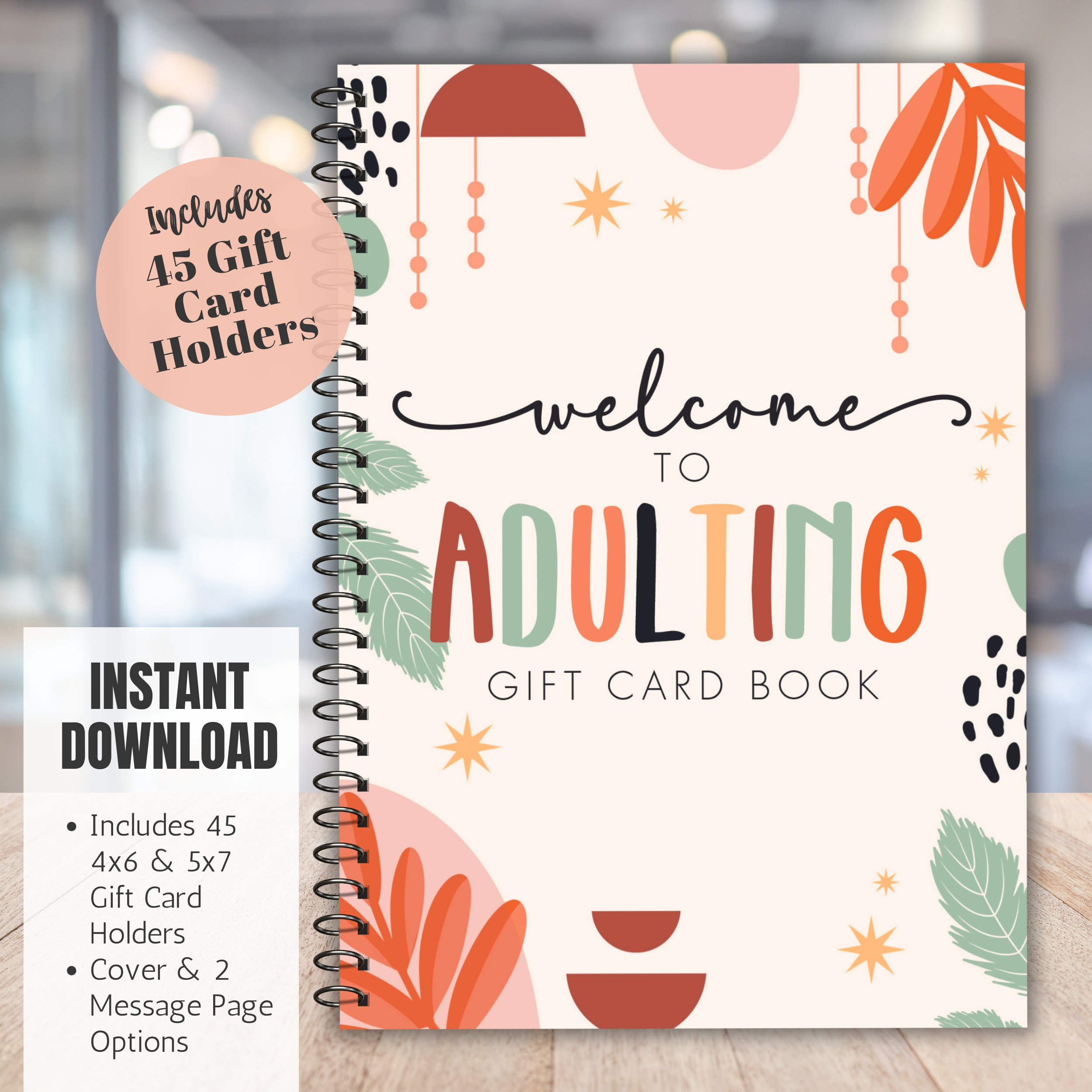 College Graduation Gift New Home Gift Card Book Adulting Gift Housewarming Gift Moving Out Gift Card Book New Apartment Moving Away Gift