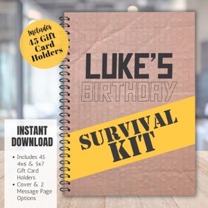 Geburtstagsgeschenk für Teenager Jungen Geburtstag Geschenk Karte Buch Geburtstagskarte Buch Geburtstagsgeschenk für Sohn von den Eltern druckbare Geburtstagsgeschenk Mann