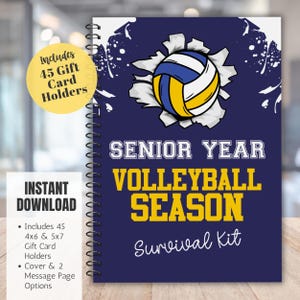 Beachvolleyball Geschenkkarte Buch College Survival Kit Abschluss Geschenkkarte Buch Ab zum College Care Pack College Senior Geschenk für Spieler & Eltern