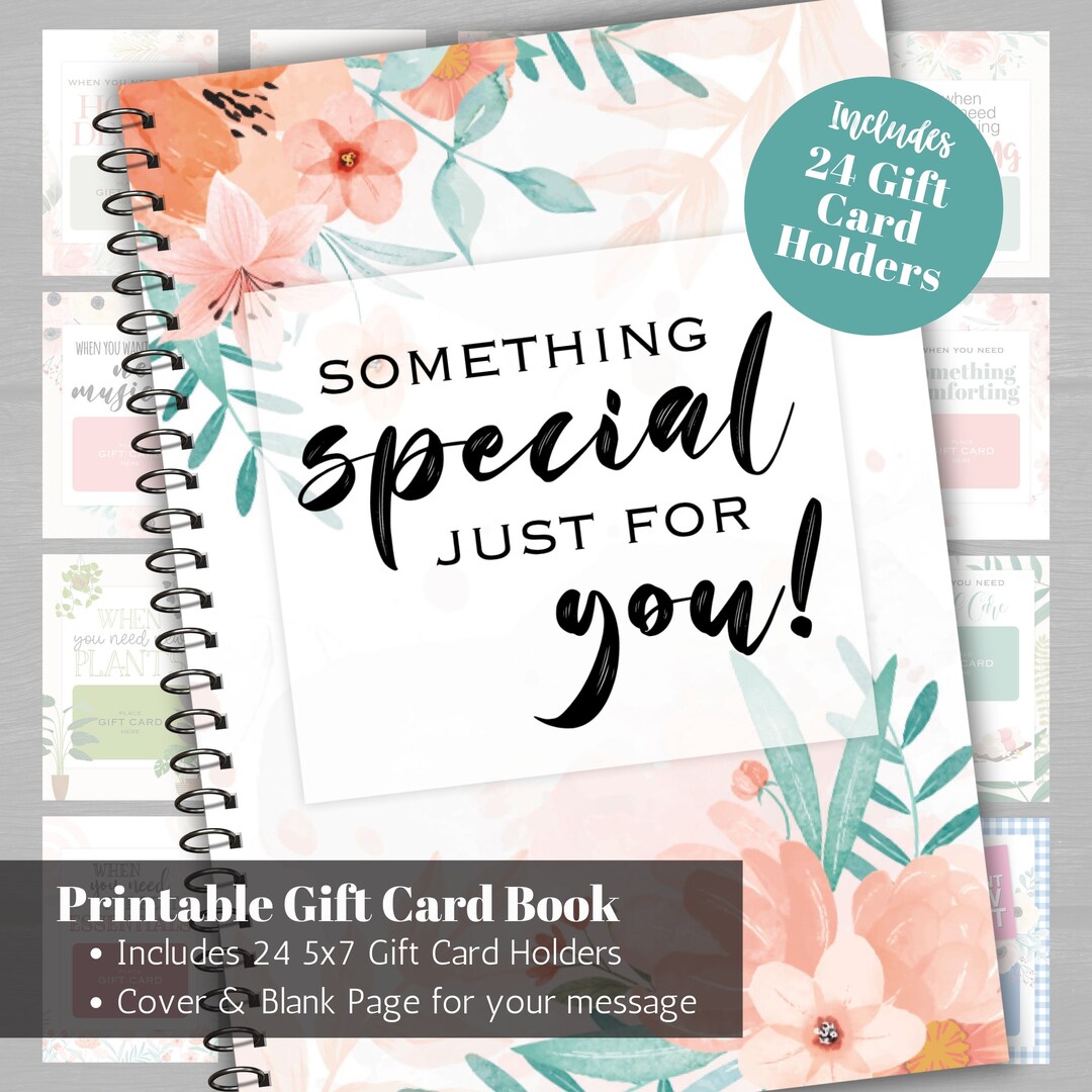Mother's Day Gift for New Mom, Printable Gift Card Book for Mom ...
