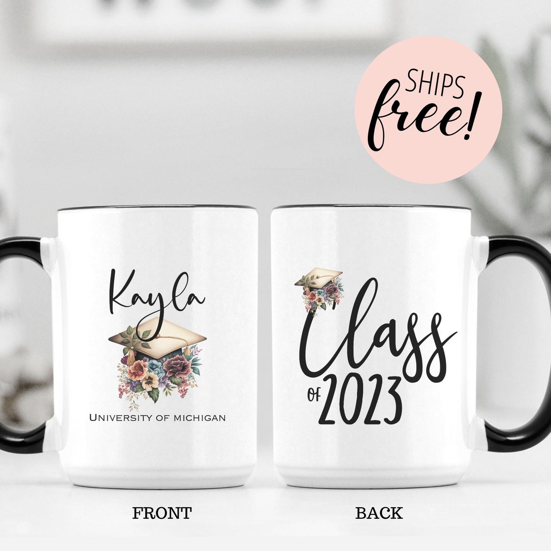 Graduation Anime For Her As 2023 High School' Full Color Mug