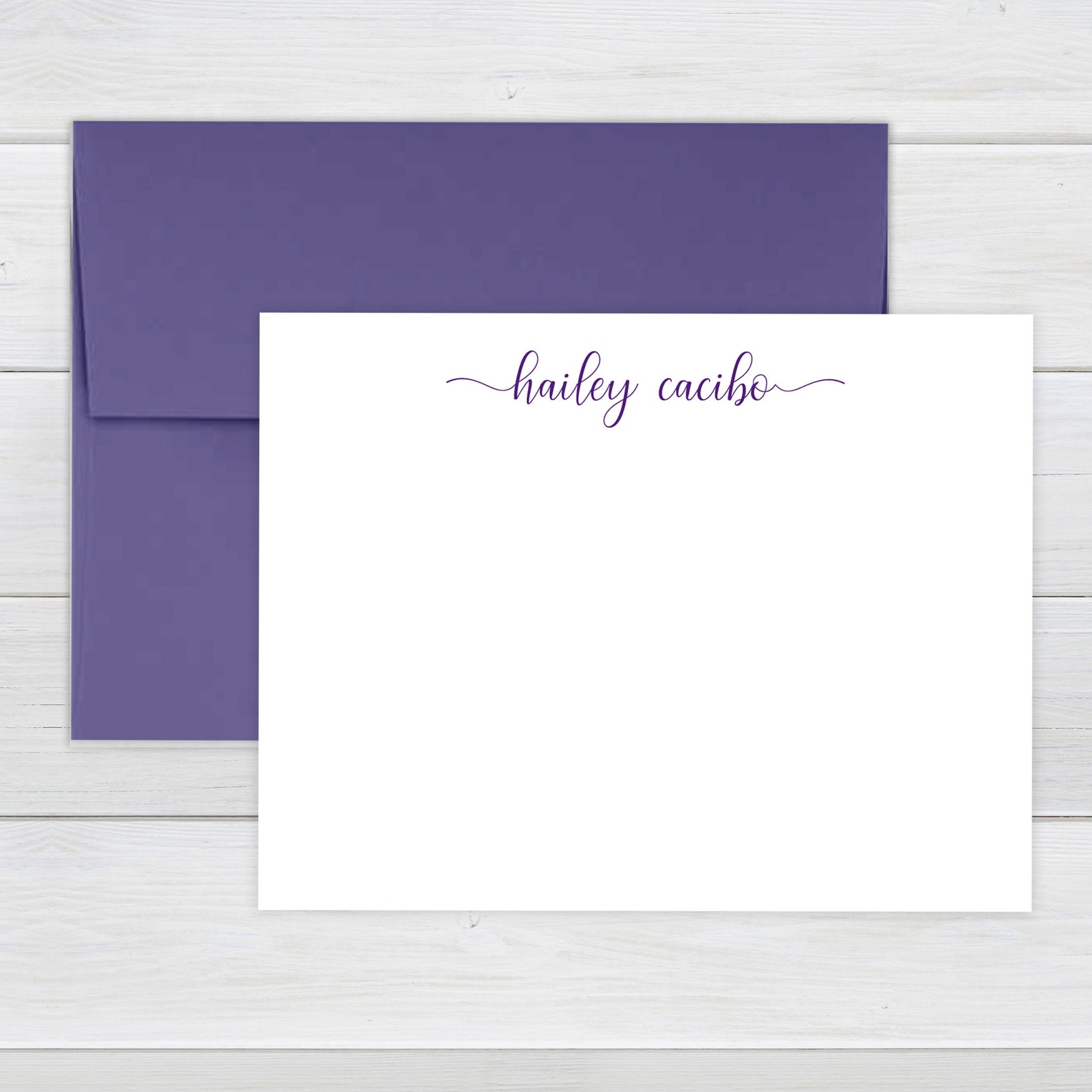 PERSONALIZED STATIONERY for WOMEN Personalized Notecard Set Etsy