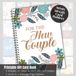 Gift for Couple, Wedding Gift, Personalized Bridal Shower Gift, Group Gift for Bride, Date Night Gift Card Book, Wedding Gift Personalized
