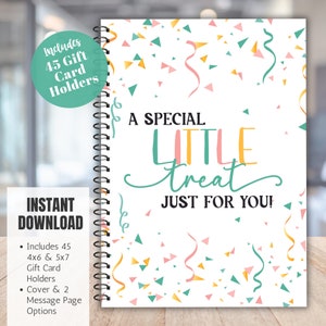 Titular de la tarjeta de regalo de cumpleaños Libro de tarjetas de regalo imprimible para adolescentes Libro de tarjetas de regalo Libro de tarjetas de regalo Titular de la tarjeta de regalo Regalo Descarga instantánea imprimible