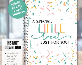 Birthday Gift Card Holder PRINTABLE Gift Card Book for Teen Gift Card Book Gift Card Book Gift Card Holder Gift Instant DIGITAL DOWNLOAD