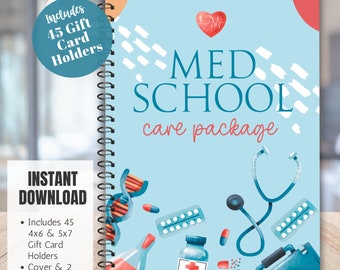 Med School Care Package Medical School Graduation Gift Card Book Future Doctor Gift Gift Card Book for Med School Student Survival Kit