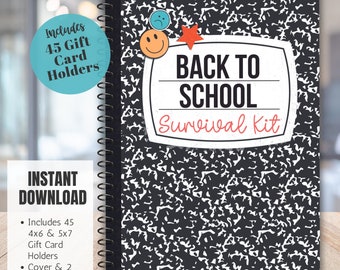 Back to School Gift Freshman Survival Kit College Care Paket College Geschenkkarte Buch zum Schulabschluss Graduierung Geschenkkarte College Survival