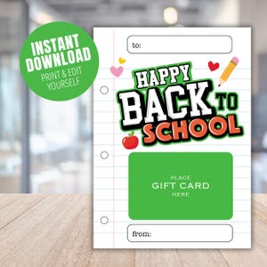 Carte-cadeau Rentrée scolaire