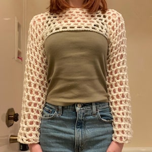 Crochet Bolero | handmade crochet bolero shrug