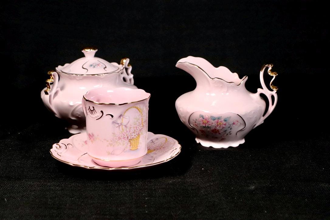 H c pink porcelain - Etsy 日本