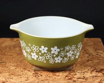 Vintage Spring Blossom/Crazy Daisy Pyrex Casserole Dish #473 (NO LID), DPP