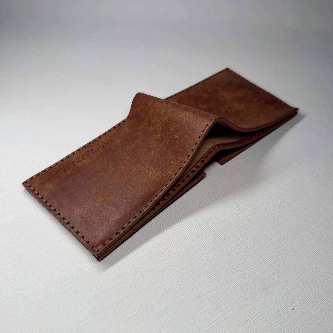 Genuine Leather Roughout Money Clip Wallet