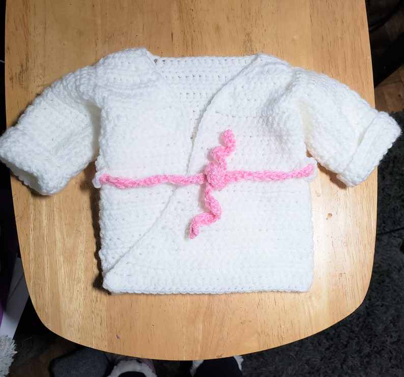 Karate Gi and headband costume for baby or toddler 0-3 mths or any size to 18mth same price