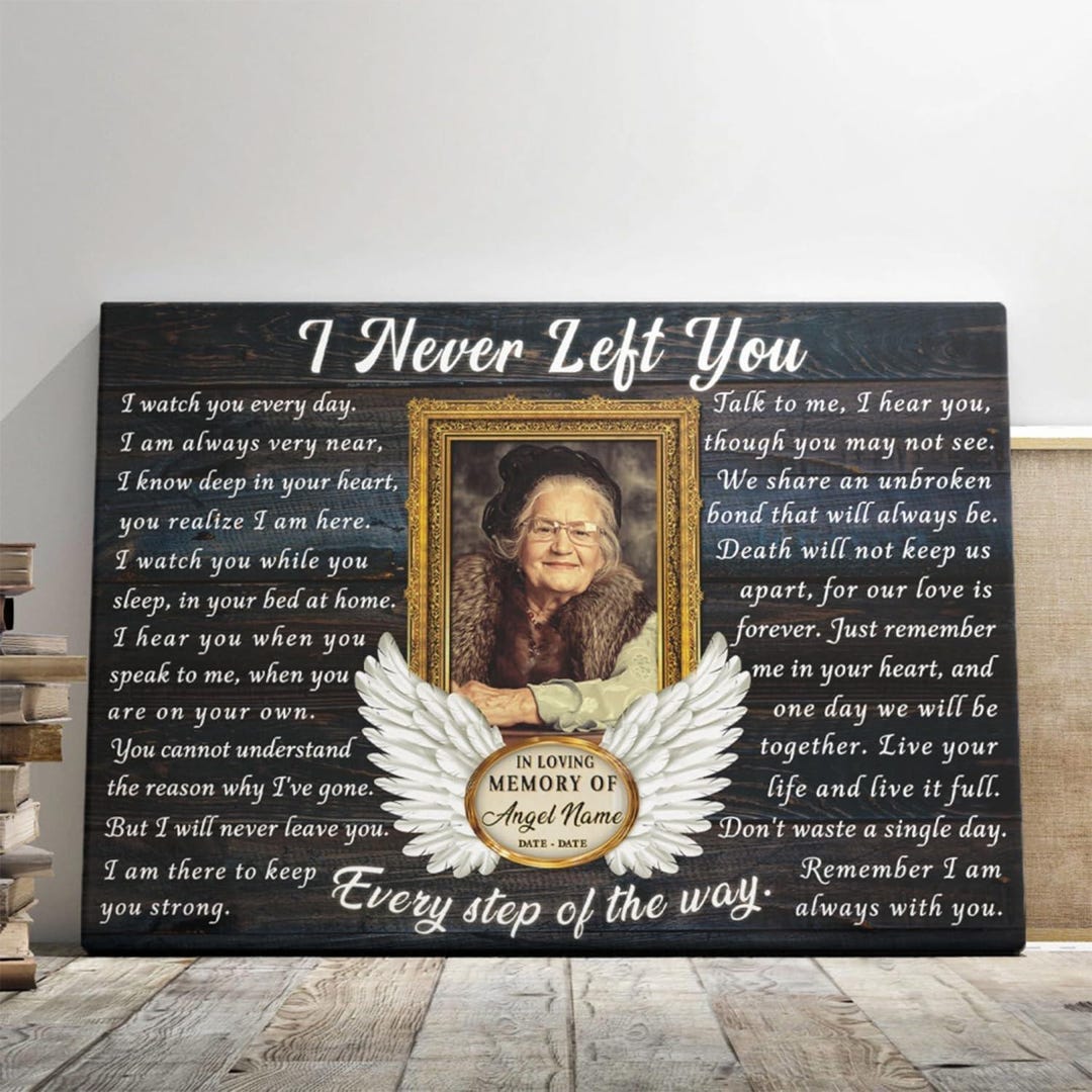 Custom Personalized Remembrance Canvas - Missing You Always - GTWDM6 main image 1