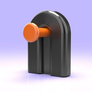 Modern Arch Wall Hook – 3D Printable STL File
