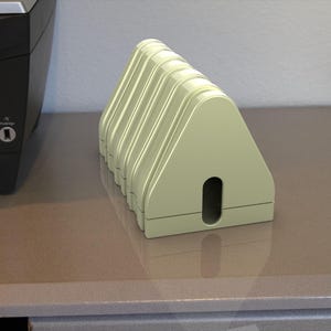 A-Frame Cable Organizer: Modern Minimalist Desk Wire Holder (3D Printable STL File)