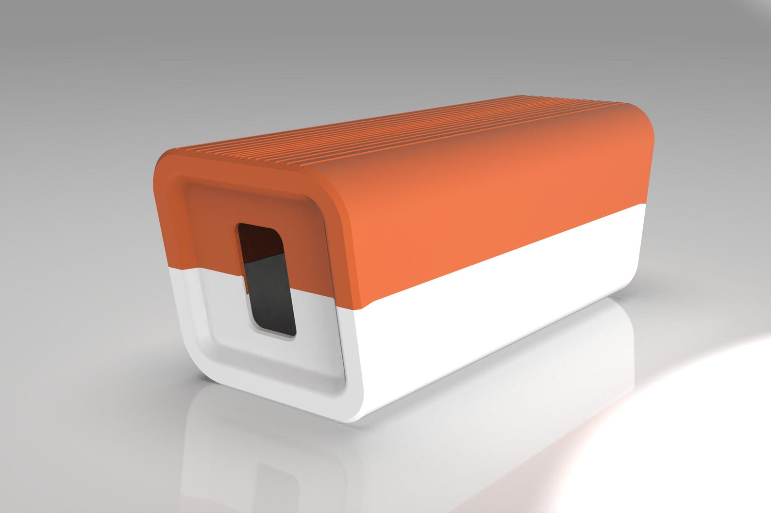 3D Printable Cable Organizer Box Minimalist Desk Cord Management (STL