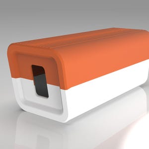 ケーブルオーガナイザーボックスSTL | 3Dプリント可能なコード管理 | デスクと電源タップ用のスナップフィットケーブルボックス | ミニマリストなテックストレージ