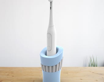 Electric Toothbrush Cup – STL File for 3D Printing | Drainage Design to Prevent Mold & Mildew