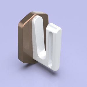 Modern U-Shaped Wall Hook – 3D Printable STL File