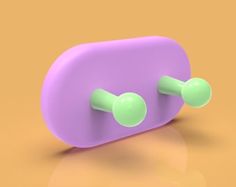 Appendino doppio giocoso – File STL stampabile in 3D