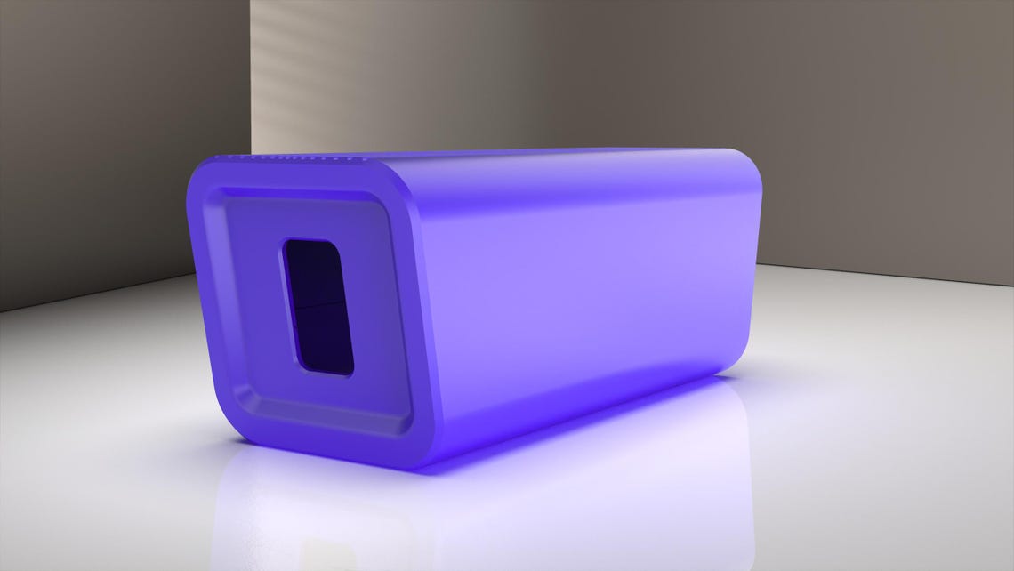 3D Printable Cable Organizer Box Minimalist Desk Cord Management (STL