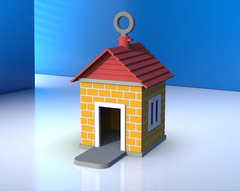 3D Printable Birdhouse: 19-Part DIY Assembly Kit (STL File)