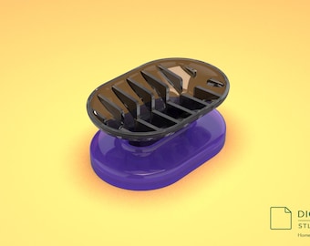 File STL portasapone / Portasapone moderno stampabile in 3D / Organizer modulare per bagno / Download digitale