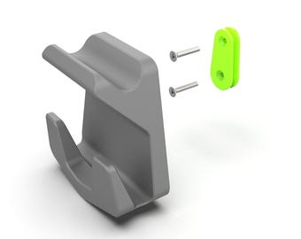 Heavy-Duty Wall Hook STL File – 3D Printable Utility Hanger for Garage, Tools, Cables & Headphones